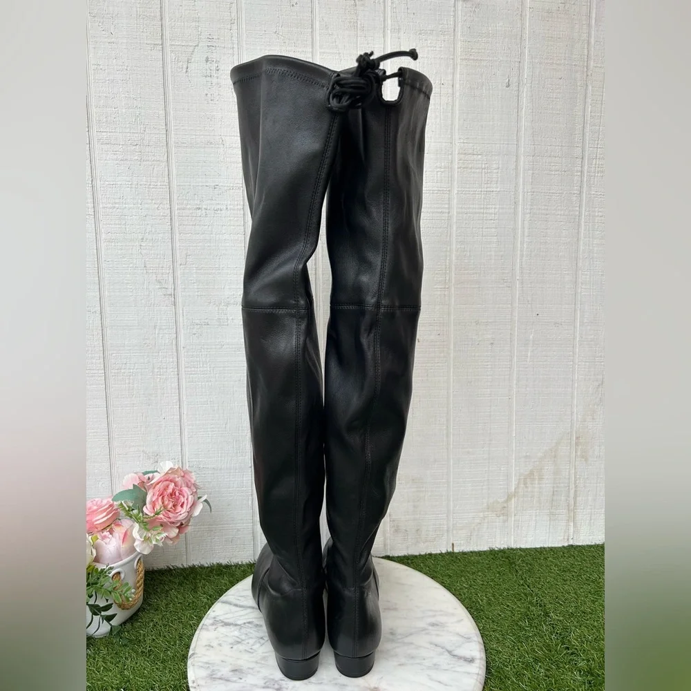 STUARI WEITZMAN Boots & Booties / Over-The-Knee GENNA 25 CITY BOOT black Sz 6.5